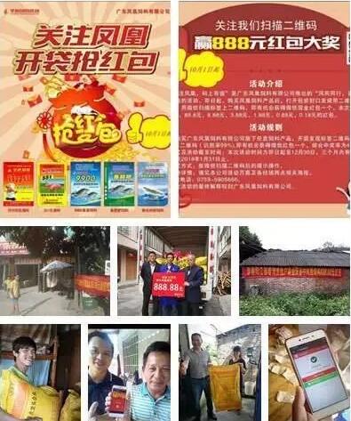 开发凤凰饲料扫码红包