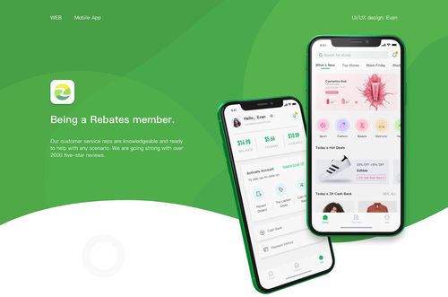 rebates跨境电商返利网 全平台产品设计